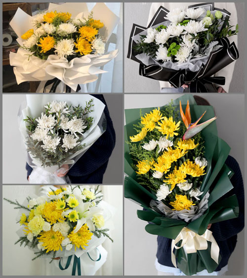 云南曲靖陆良县三岔河镇万清村白事花束代送